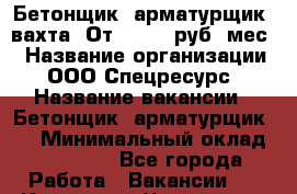 Бетонщик, арматурщик. вахта. От 37 000 руб./мес. › Название организации ­ ООО Спецресурс › Название вакансии ­ Бетонщик, арматурщик. . › Минимальный оклад ­ 37 000 - Все города Работа » Вакансии   . Карачаево-Черкесская респ.,Карачаевск г.